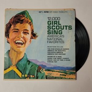 12,000 Girl Scouts Sing Vinyl Record 1965